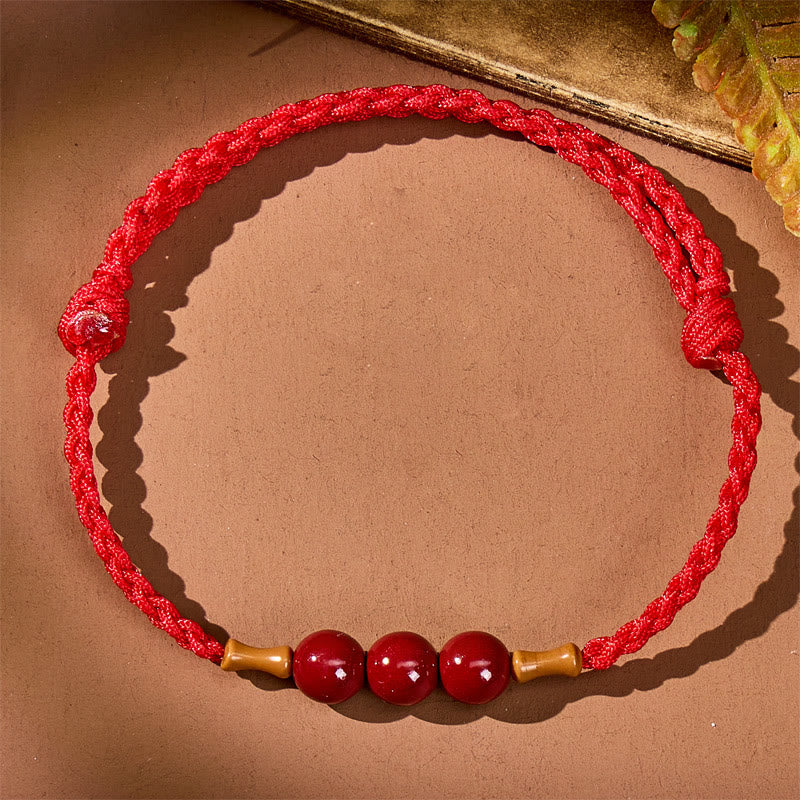 FuAttract Peace & Protection Cinnabar Red String Bracelet - Red - image 10