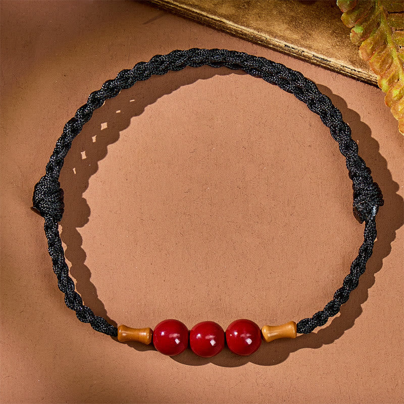 FuAttract Peace & Protection Cinnabar Red String Bracelet - Black - image 14