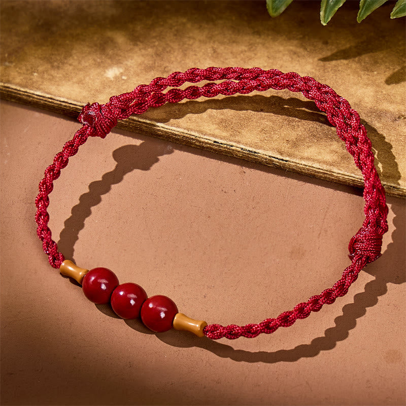 FuAttract Peace & Protection Cinnabar Red String Bracelet - image 2