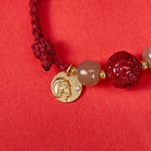 FuAttract Wealth Protection Cinnabar Pixiu & Hetian Jade Red String Chinese Zodiac Bracelet - image 11