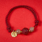 FuAttract Wealth Protection Cinnabar Pixiu & Hetian Jade Red String Chinese Zodiac Bracelet - Rooster(Wrist Circumference 14-19cm) - image 31