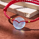 FuAttract Serene Aquamarine Ping An Buckle Red String Bracelet - image 4