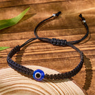 FuAttract Evil Eye Protection Handmade Red String Bracelet - Black - image 9