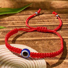 FuAttract Evil Eye Protection Handmade Red String Bracelet - Red - image 0
