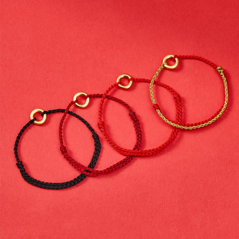 FuAttract Prosperity & Protection Red String Ping An Buckle Bracelet - image 3