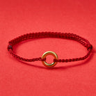 FuAttract Prosperity & Protection Red String Ping An Buckle Bracelet - Dark Red - image 10