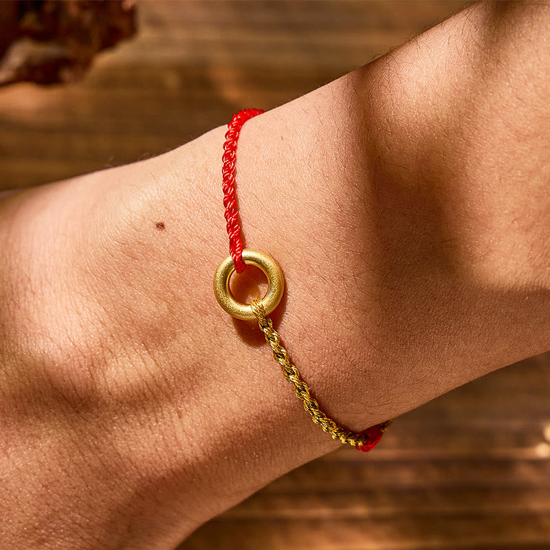 FuAttract Prosperity & Protection Red String Ping An Buckle Bracelet - image 2