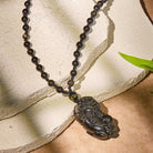 FuAttract Feng Shui Prosperity Amulet — Golden Obsidian Pixiu Necklace - image 4