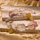 FuAttract Abundance Energy Healing Bracelet – Clear Quartz Pixiu + Cat's Eye & Agate Gems - image 4