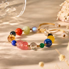 FuAttract Protection & Prosperity Bracelet – Pixiu with Multi-Gemstone, Black Obsidian & Moonstone - image 2