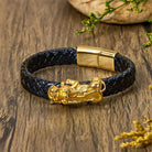 FuAttract Protection & Wealth Bracelet – Feng Shui Pixiu on Braided Leather - image 2