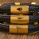 FuAttract Success & Protection Double Pixiu on Black Leather Bracelet - image 15