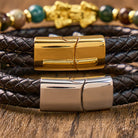 FuAttract Protection & Prosperity Bracelet – Pixiu with Agate Beads on Braided Leather - image 15