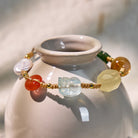 FuAttract Multi-Gemstone Pixiu Bracelet – Clear Quartz, Pearl, Jade & Citrine for Luck - image 1