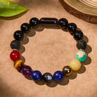 FuAttract Feng Shui Super 9 Chakra Natural Stone Bracelet - 7.5-7.9in/19-20cm - image 0
