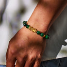 FuAttract Luck & Success Green Tiger Eye Pixiu Money Ball Bracelet - image 3