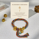 FuAttract Tibet Handmade Om Mani Padme Hum Blessing Braided String Gourd Bracelet - String - image 0