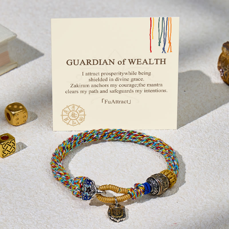 FuAttract Eternal Harmony Mantra Zakiram Amulet Bracelet - 7.1in/18cm - image 0