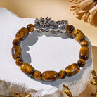FuAttract Feng Shui Tiger's Eye Pixiu Bracelet for Wealth, Luck & Empowered Energy - Tiger's Eye - image 0