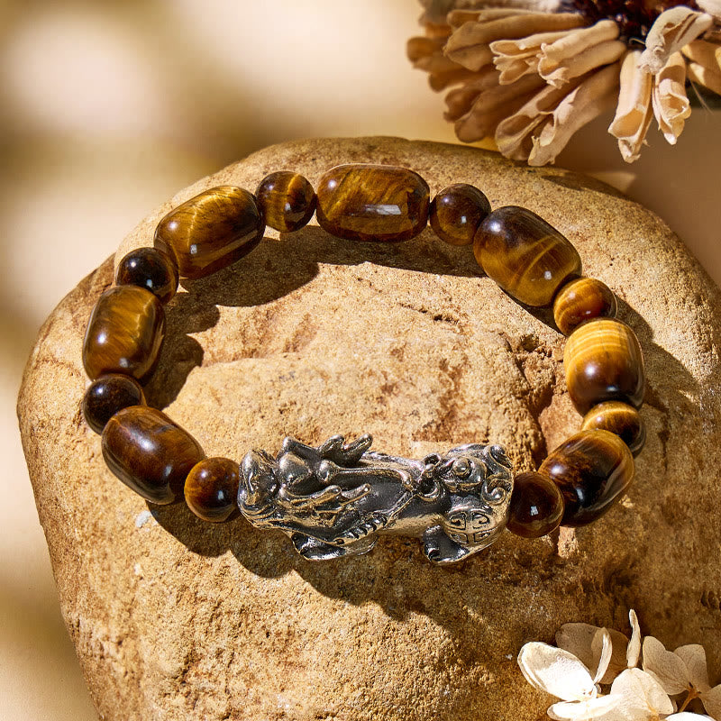 FuAttract Feng Shui Tiger's Eye Pixiu Bracelet for Wealth, Luck & Empowered Energy - image 6