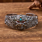 FuAttract Feng Shui Good Fortune Vintage Pixiu Wide Cuff Bracelet - image 1