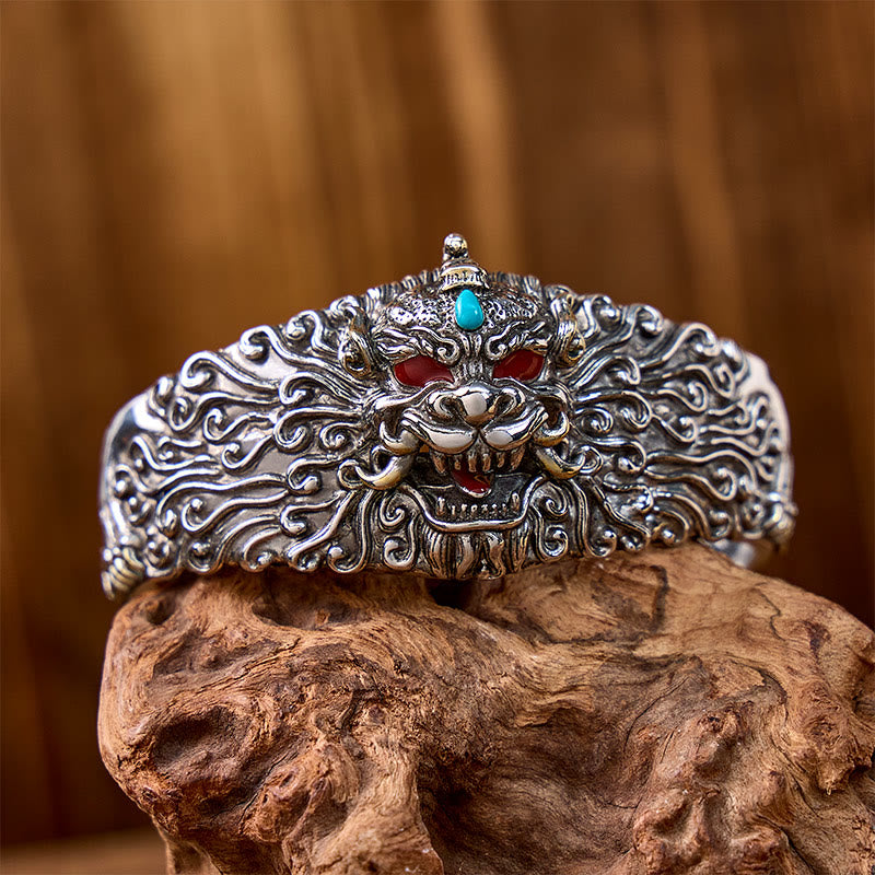 FuAttract Feng Shui Good Fortune Vintage Pixiu Wide Cuff Bracelet - image 5