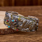 FuAttract Prosperity & Luck Guardian Bracelet – Pixiu Engraved Metal Cuff - Pixiu - image 0