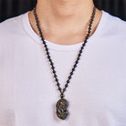 FuAttract Feng Shui Prosperity Amulet — Golden Obsidian Pixiu Necklace - image 3