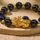 FuAttract Grounding Feng Shui Black Agate Pixiu Wealth Bracelet - image 5