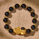 FuAttract Grounding Feng Shui Black Agate Pixiu Wealth Bracelet - image 2