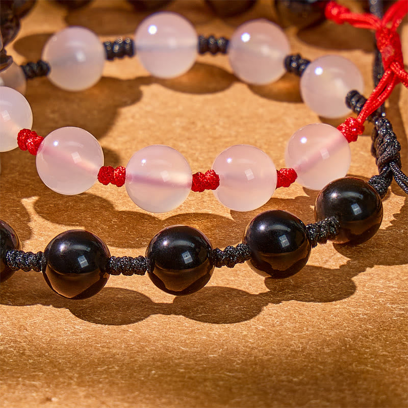 FuAttract Prosperity & Harmony Couple Bracelets – Obsidian + Jade Pixiu Charm - image 9