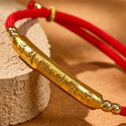 FuAttract Luck & Prosperity Red String Bracelet – Tibetan Mantra Tube Design - image 2