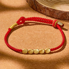 FuAttract Handmade Tibetan Five Copper Beads String Bracelet - String - image 0