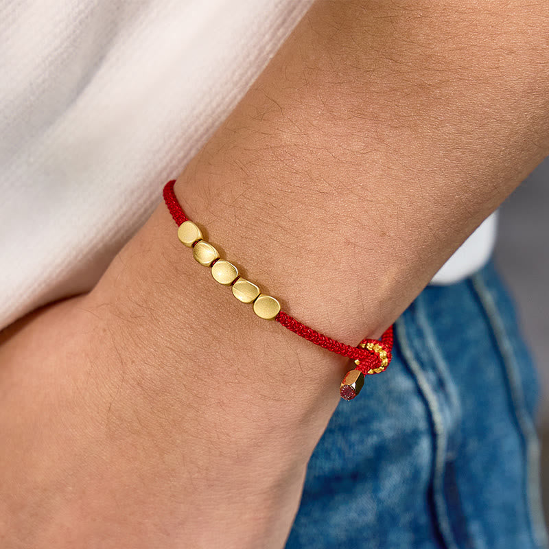 FuAttract Handmade Tibetan Five Copper Beads String Bracelet - image 3