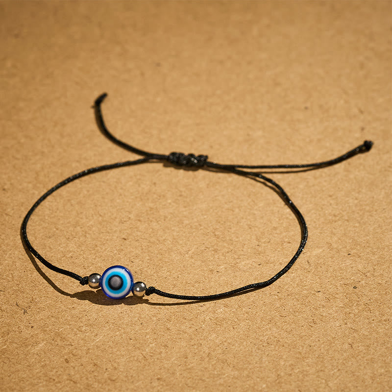 FuAttract Evil Eye Red String Super Guardian Bracelet - Black - image 5