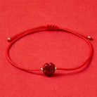 FuAttract Manifest Luck Cinnabar Four-Leaf Clover Red String Bracelet - Red - image 6