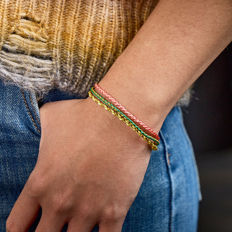 FuAttract Good Fortune Handmade Braided Cord Bracelet - image 10