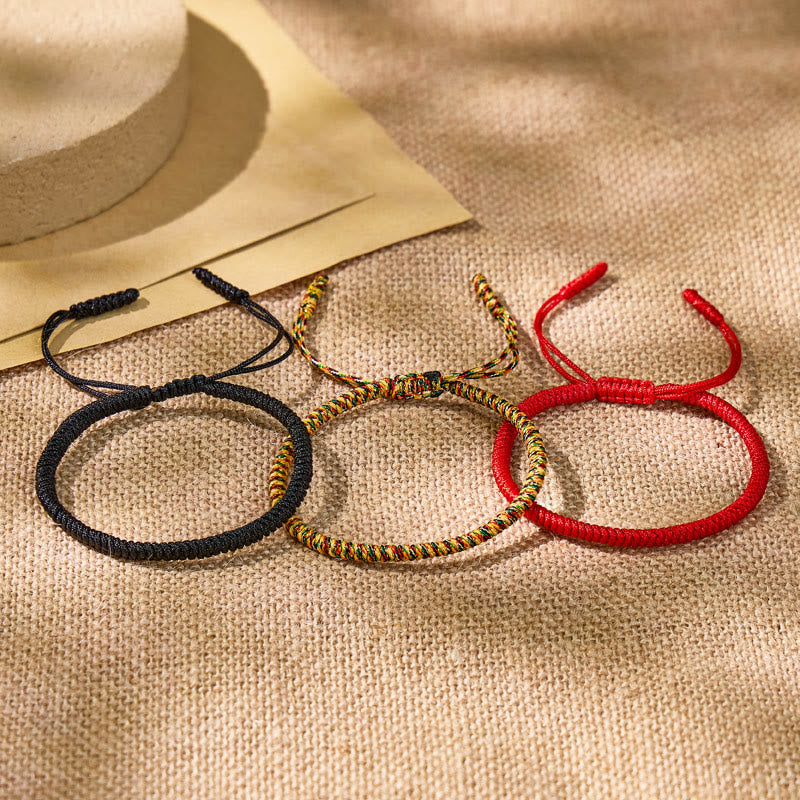 FuAttract Feng Shui Talisman Tibetan Buddhist Knot Lucky Rope Bracelet - image 3