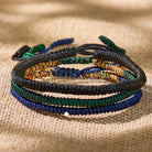 FuAttract Feng Shui Talisman Tibetan Buddhist Knot Lucky Rope Bracelet - Black & Green & Blue - image 11