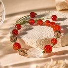 FuAttract Wealth Magnet - Red Agate Tea Crystal Pixiu String Bracelet - image 2