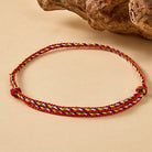 FuAttract Tibet Handmade Lucky Rope Knots Braided Bracelet - 5.9-13in/15-32cm - image 0