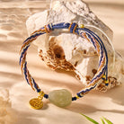 FuAttract Guardian Protection - Hetian Jade Pixiu & Blessing Charm Tibetan Cord String Bracelet - image 2