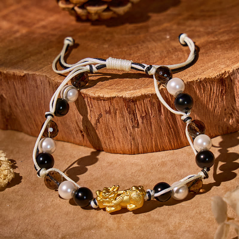 FuAttract Silver Pixiu Guardian Bracelet – Multi‑Gem Protection - image 11