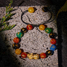 FuAttract Mantra Protection Bracelet - Pixiu & Six‑Syllable Agate - image 3