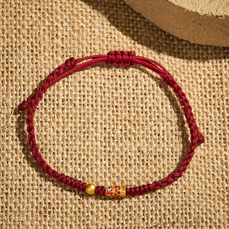 FuAttract Good Luck Koi Fish Charm Red String Prosperity Bracelet - image 2