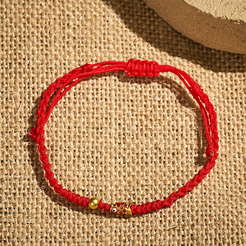 FuAttract Good Luck Koi Fish Charm Red String Prosperity Bracelet - image 9