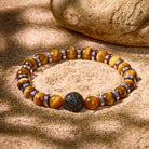FuAttract Courageous Soul - Wealth Attraction Tiger's Eye Golden Obsidian Pixiu Bracelet - image 2