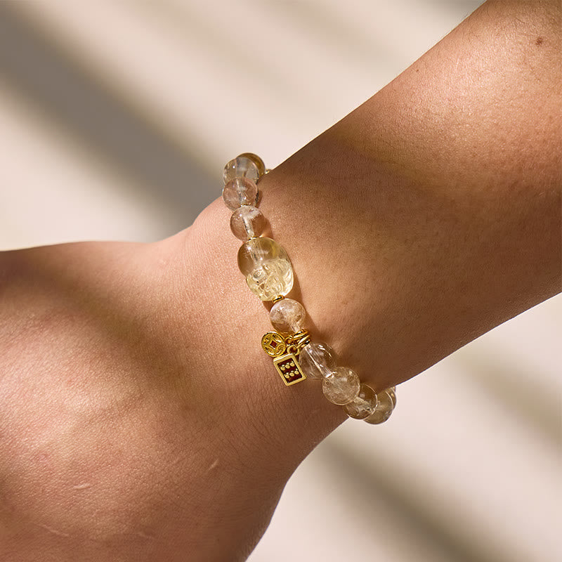 FuAttract Abundance & Success Money Luck Citrine Pixiu Bracelet - image 5