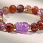FuAttract Prosperity & Healing Crystal Bracelet – Super Seven, Amethyst & Pixiu Talisman - image 5