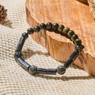 FuAttract Energy Shield Bracelet – Tourmaline x Golden Obsidian Protection - image 3